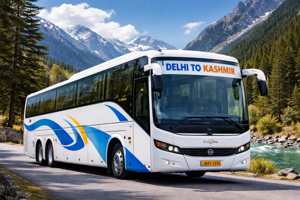 Delhi to Kashmir Volvo Bus