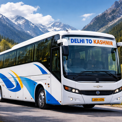 Delhi to Kashmir Volvo Bus